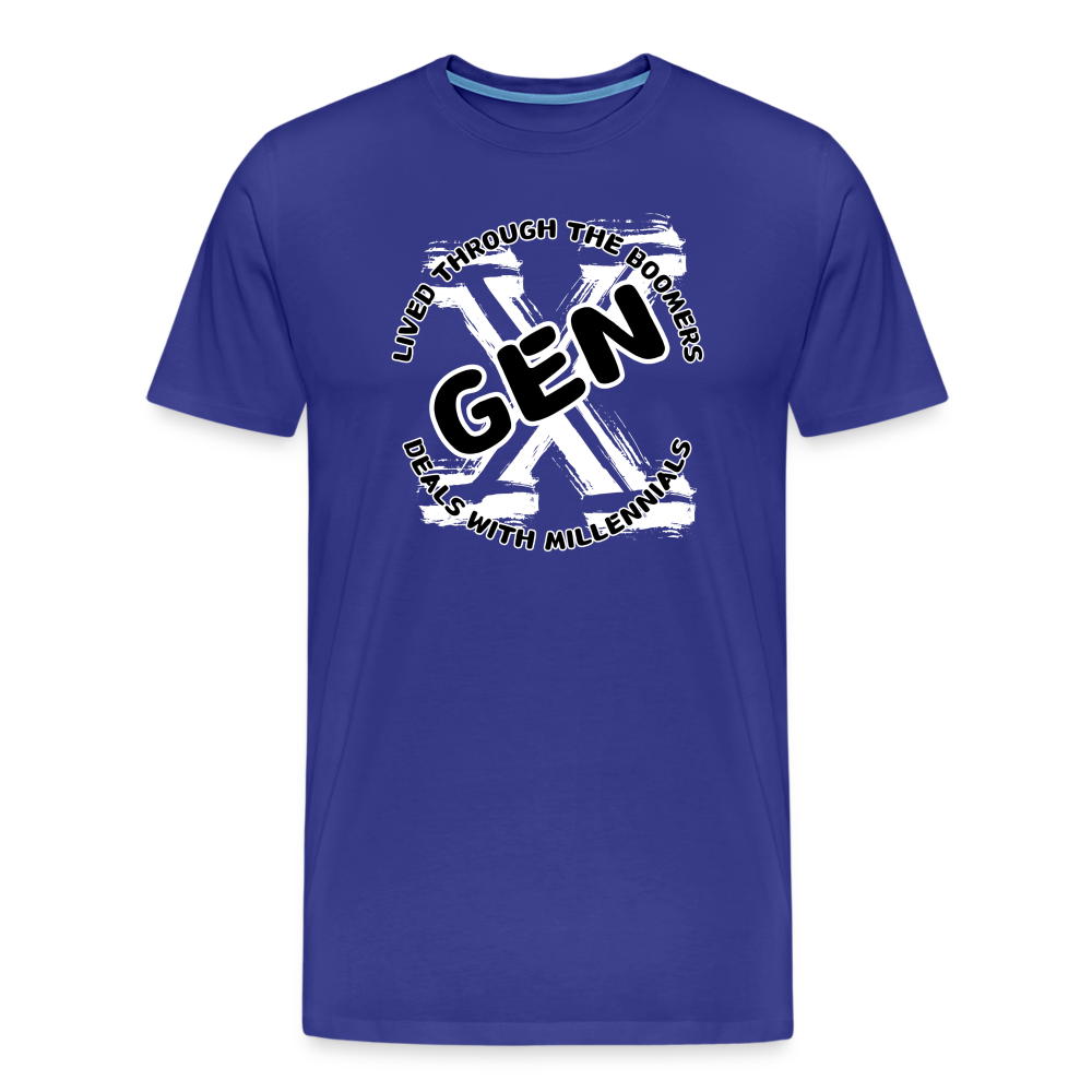 GEN X 2 Men's Premium T-Shirt - royal blue
