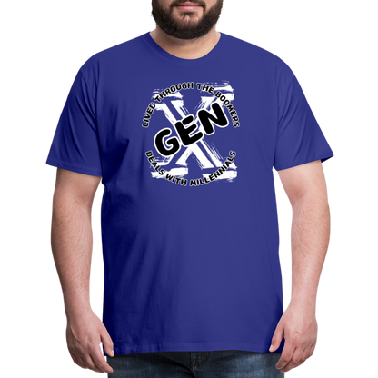 GEN X 2 Men's Premium T-Shirt - royal blue
