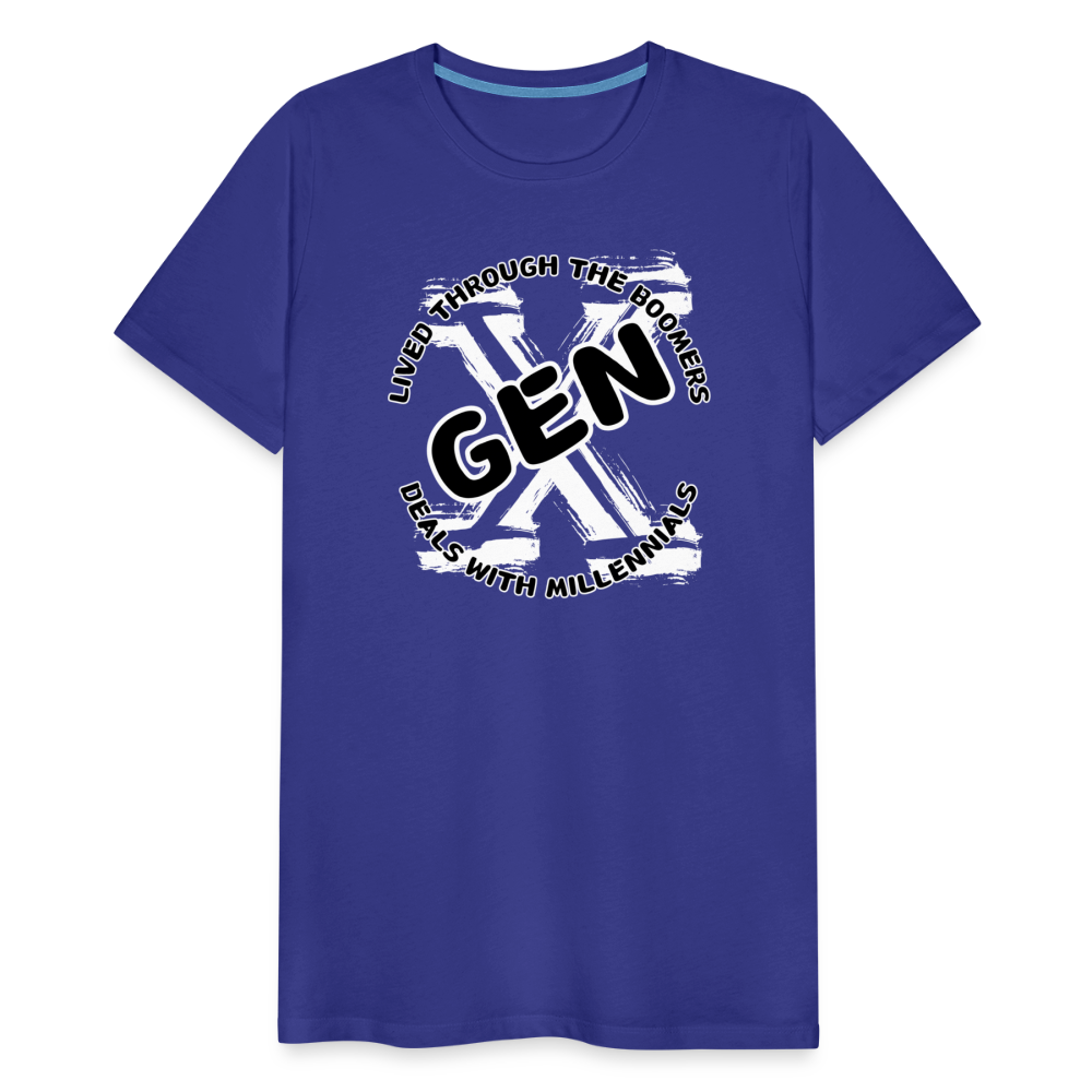 GEN X 2 Men's Premium T-Shirt - royal blue