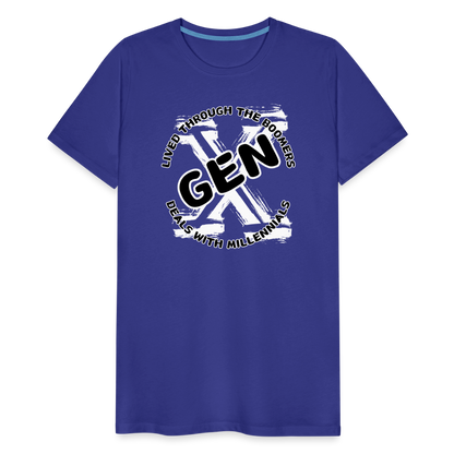 GEN X 2 Men's Premium T-Shirt - royal blue