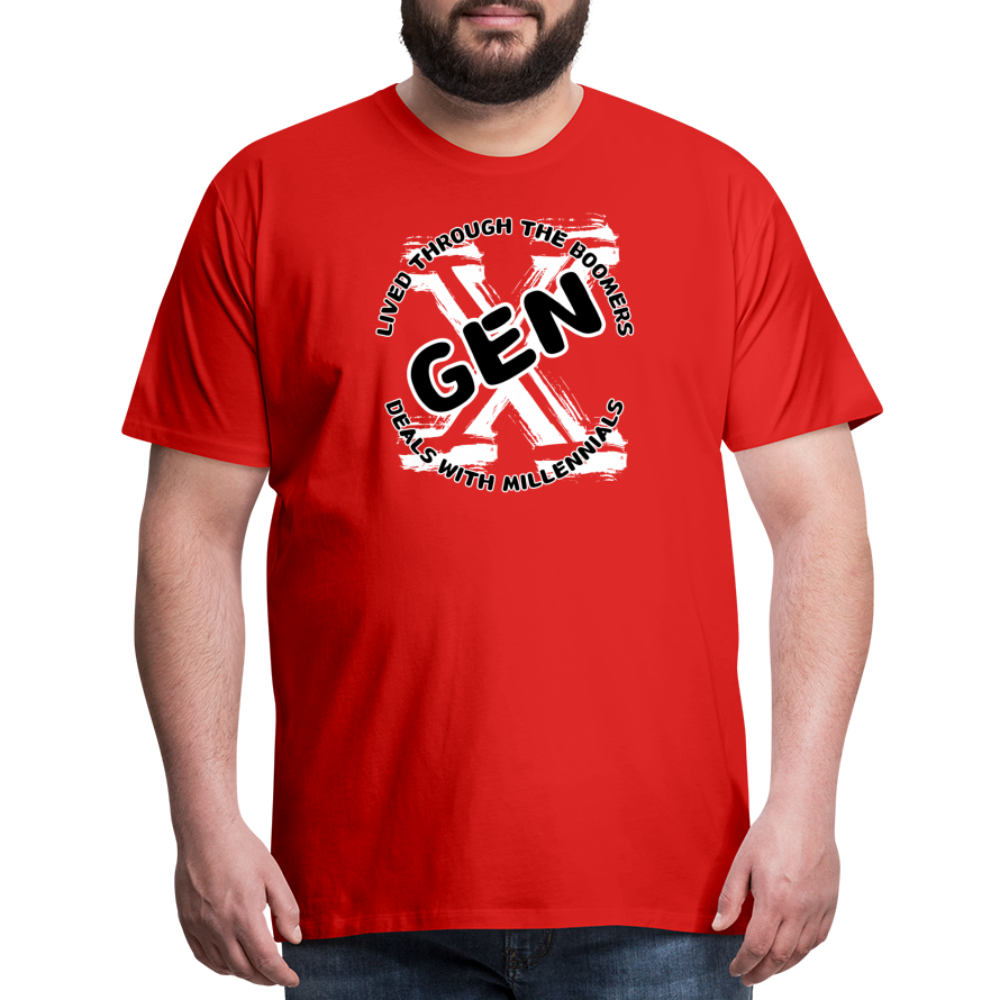 GEN X 2 Men's Premium T-Shirt - red