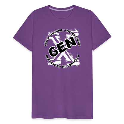 GEN X 2 Men's Premium T-Shirt - purple