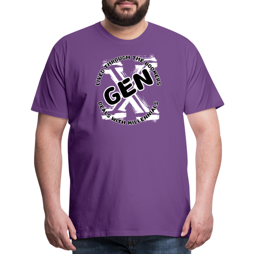 GEN X 2 Men's Premium T-Shirt - purple