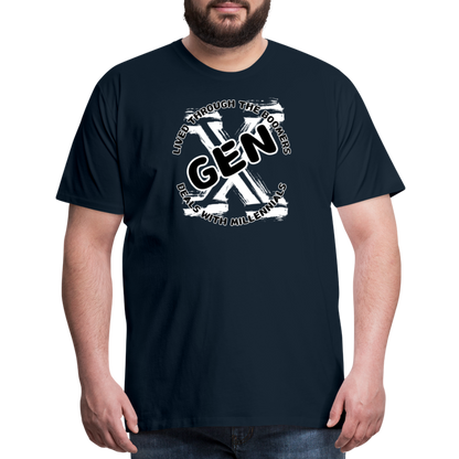 GEN X 2 Men's Premium T-Shirt - deep navy