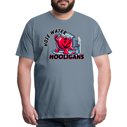HOSE WATER Men's Premium T-Shirt - steel blue