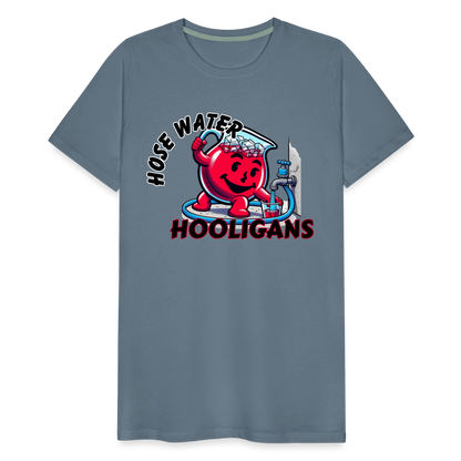 HOSE WATER Men's Premium T-Shirt - steel blue