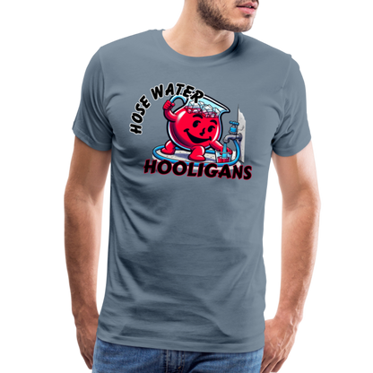 HOSE WATER Men's Premium T-Shirt - steel blue