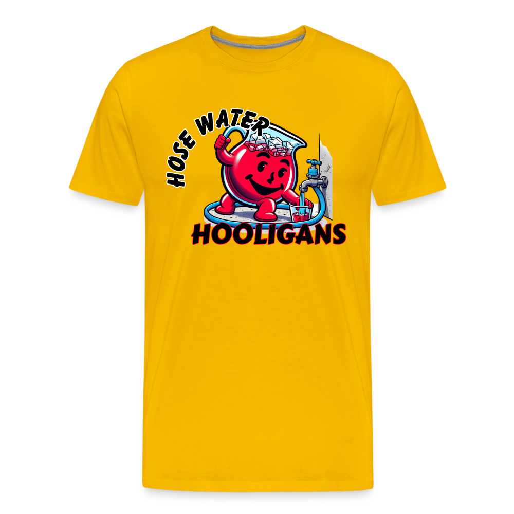 HOSE WATER Men's Premium T-Shirt - sun yellow