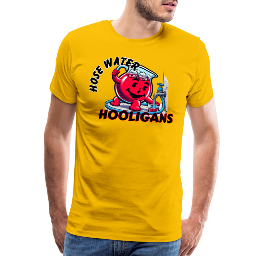 HOSE WATER Men's Premium T-Shirt - sun yellow