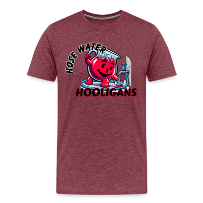 HOSE WATER Men's Premium T-Shirt - heather burgundy