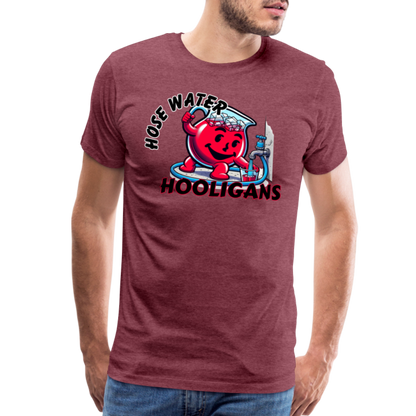 HOSE WATER Men's Premium T-Shirt - heather burgundy