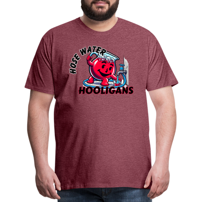 HOSE WATER Men's Premium T-Shirt - heather burgundy