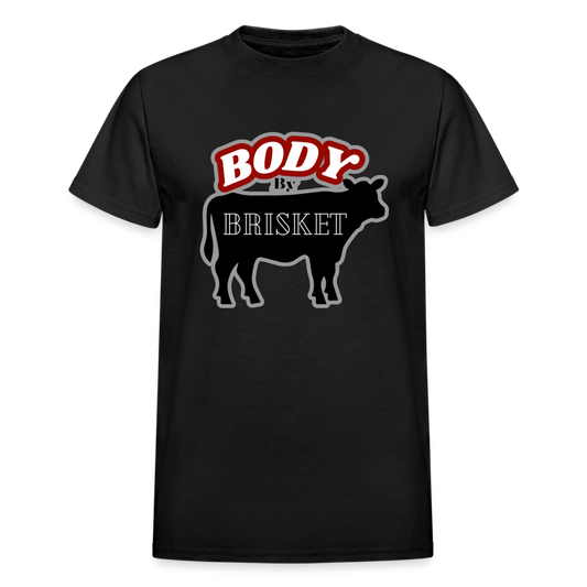 BODY BY BRISKET Gildan Ultra Cotton Adult T-Shirt - black