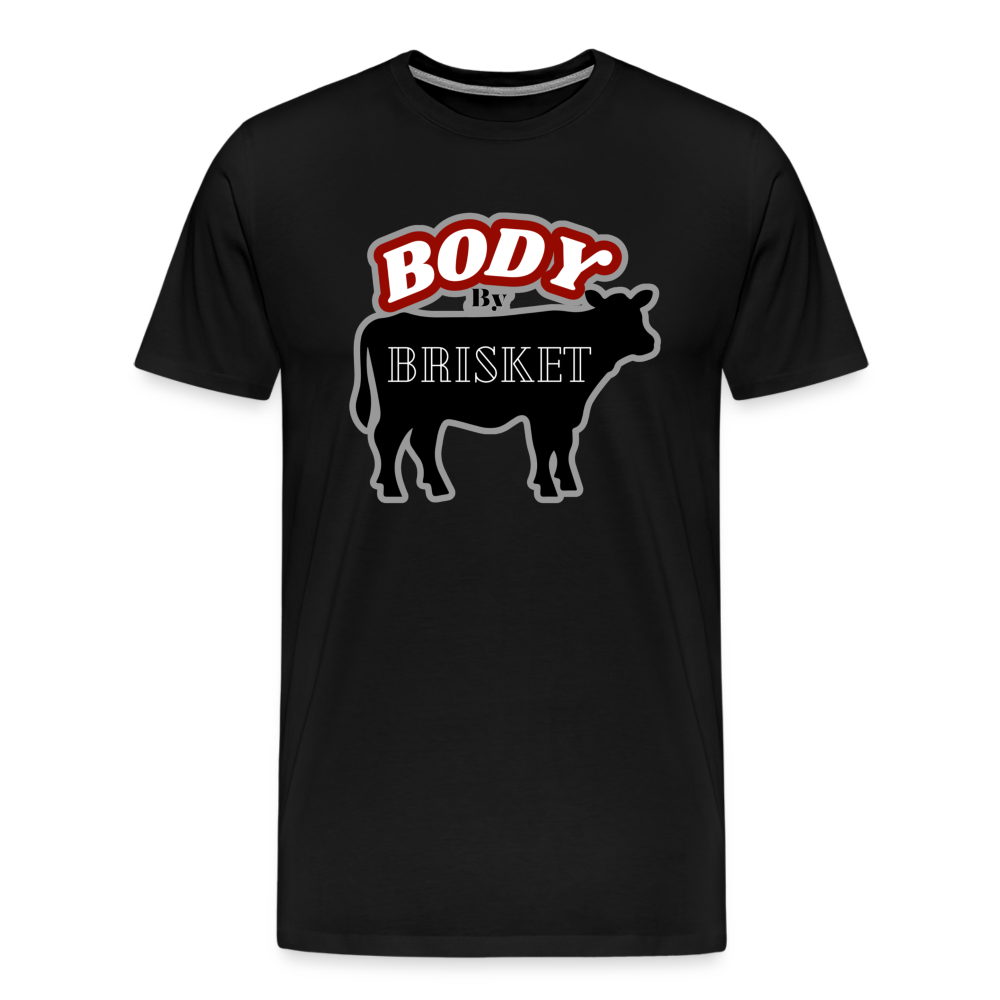 BODY BY BRISKET Men's Premium T-Shirt - black