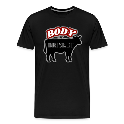 BODY BY BRISKET Men's Premium T-Shirt - black