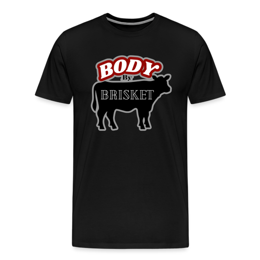 BODY BY BRISKET Men's Premium T-Shirt - black