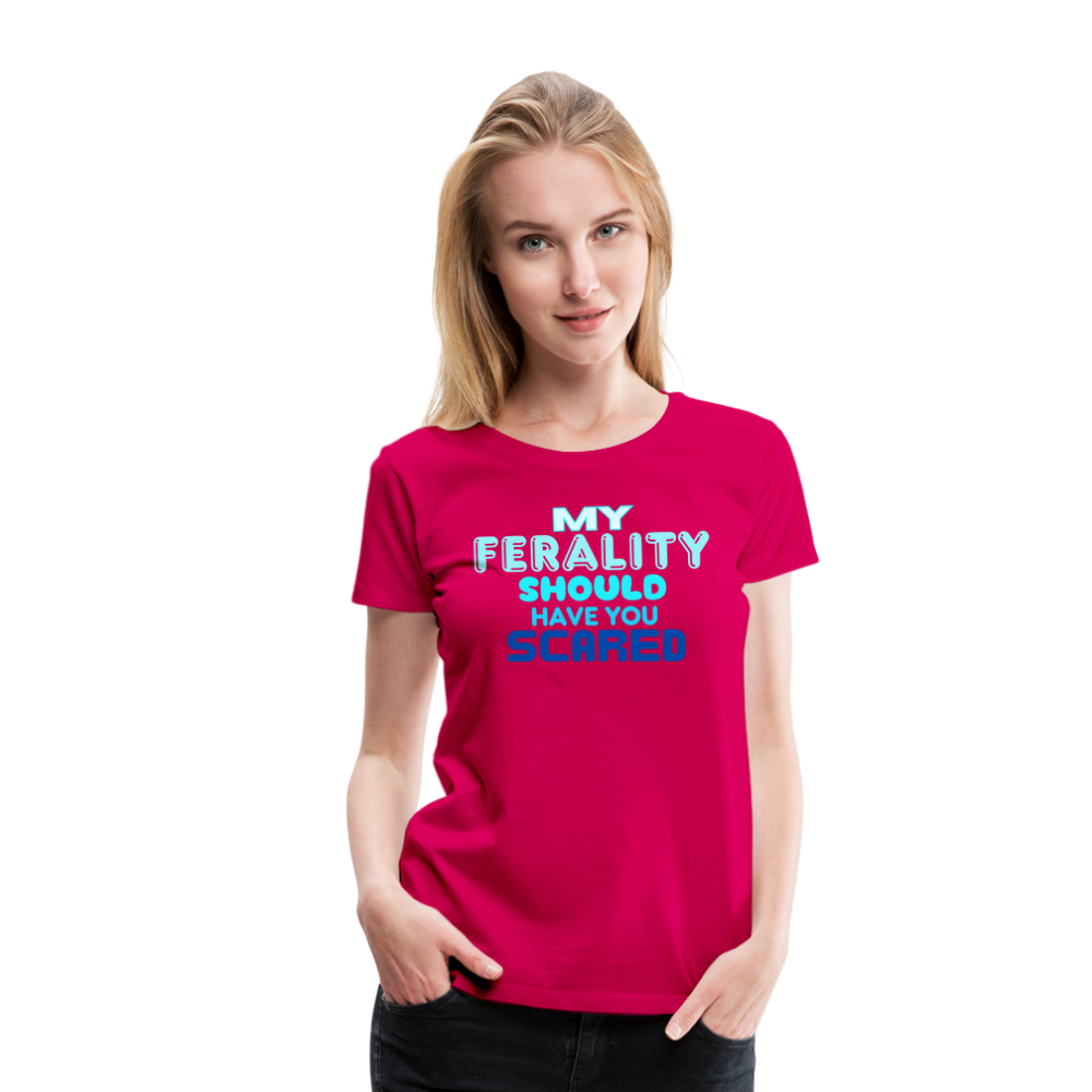 FERALITY Women’s Premium T-Shirt - dark pink