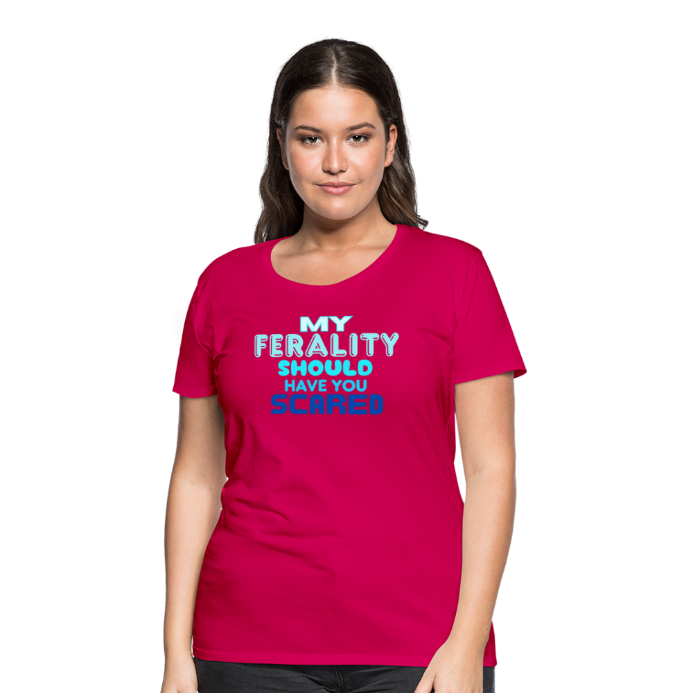 FERALITY Women’s Premium T-Shirt - dark pink