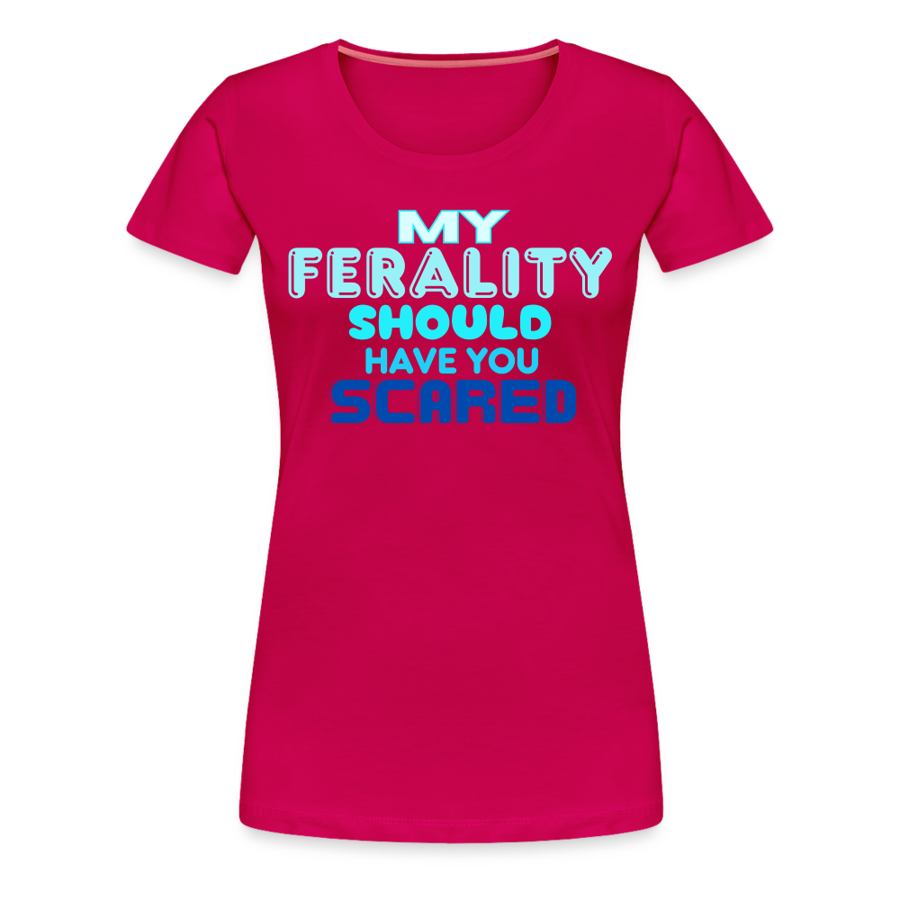 FERALITY Women’s Premium T-Shirt - dark pink