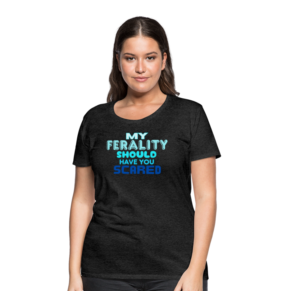 FERALITY Women’s Premium T-Shirt - charcoal grey