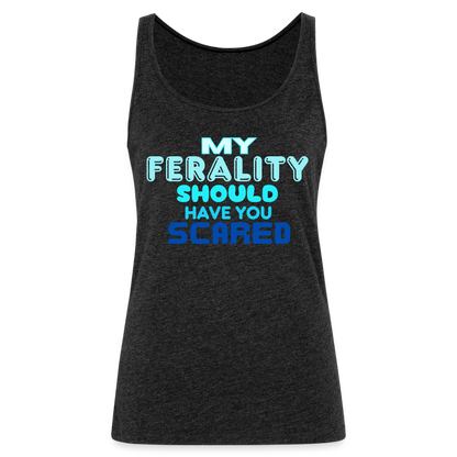 FERALITY Women’s Premium Tank Top - charcoal grey