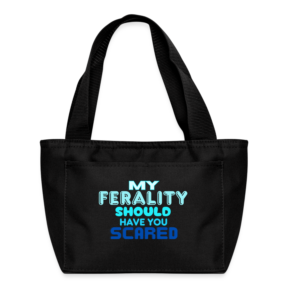 FERALITY Recycled Insulated Lunch Bag - black