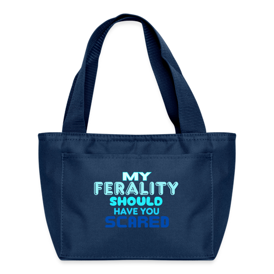 FERALITY Recycled Insulated Lunch Bag - navy