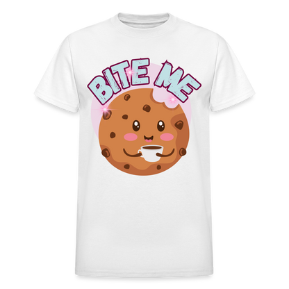 Bite Me – Gildan Ultra Cotton Adult T-Shirt - white