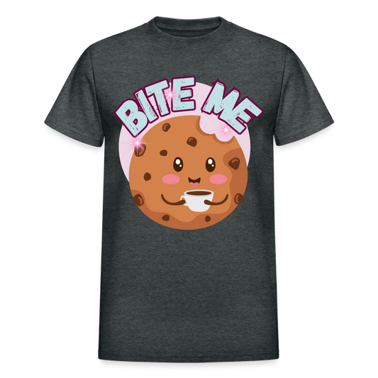 Bite Me – Gildan Ultra Cotton Adult T-Shirt - deep heather