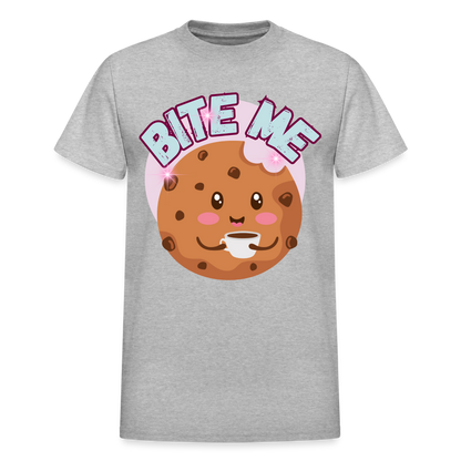 Bite Me – Gildan Ultra Cotton Adult T-Shirt - heather gray