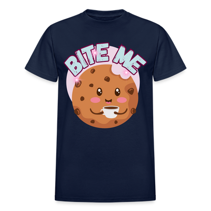 Bite Me – Gildan Ultra Cotton Adult T-Shirt - navy