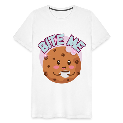 Bite Me – Men's Premium T-Shirt - white