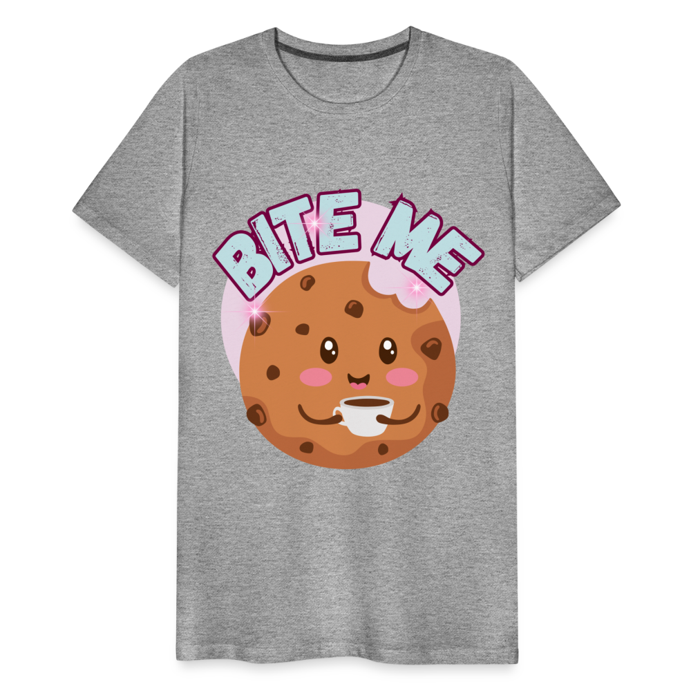 Bite Me – Men's Premium T-Shirt - heather gray