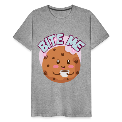 Bite Me – Men's Premium T-Shirt - heather gray