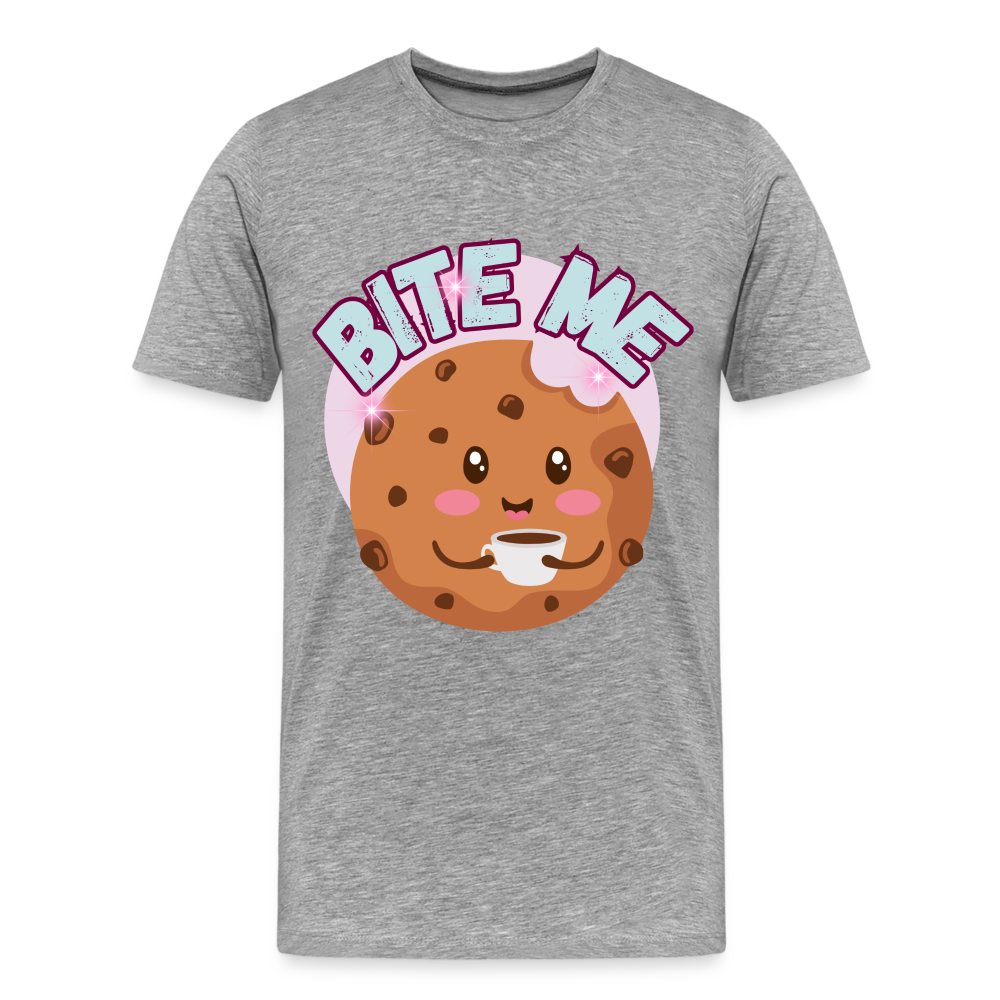 Bite Me – Men's Premium T-Shirt - heather gray