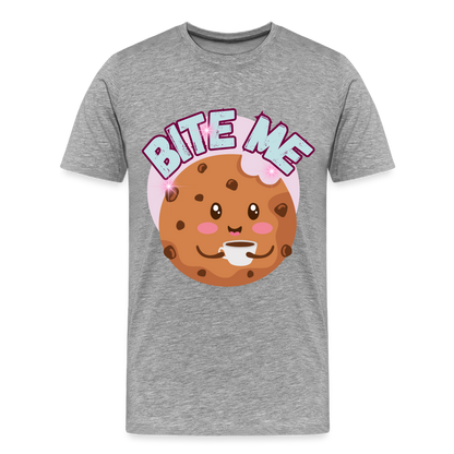 Bite Me – Men's Premium T-Shirt - heather gray