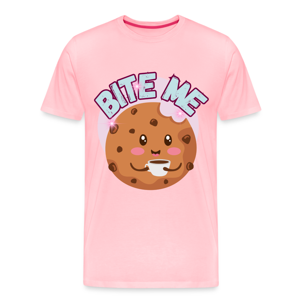 Bite Me – Men's Premium T-Shirt - pink