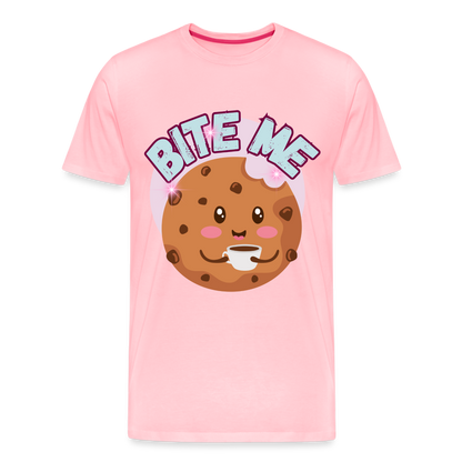 Bite Me – Men's Premium T-Shirt - pink