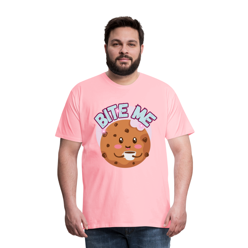 Bite Me – Men's Premium T-Shirt - pink