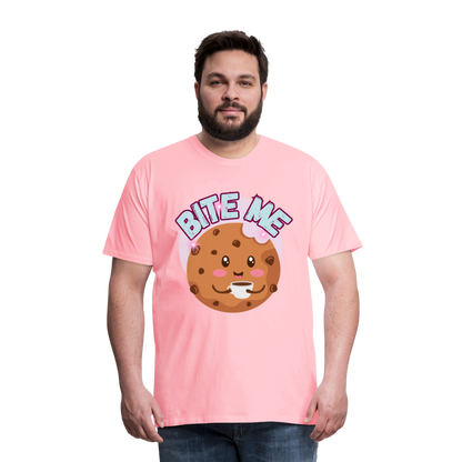 Bite Me – Men's Premium T-Shirt - pink