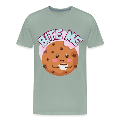 Bite Me – Men's Premium T-Shirt - steel green