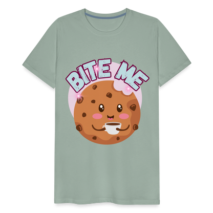 Bite Me – Men's Premium T-Shirt - steel green