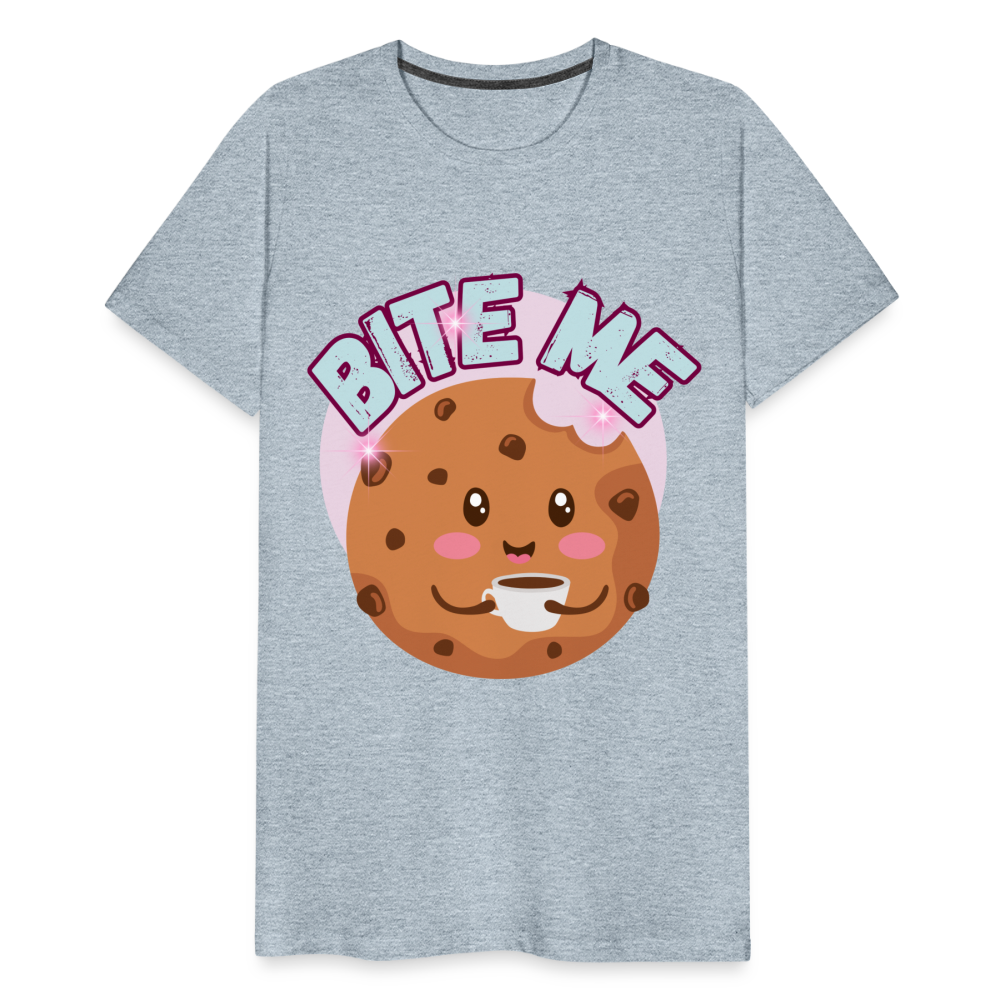 Bite Me – Men's Premium T-Shirt - heather ice blue