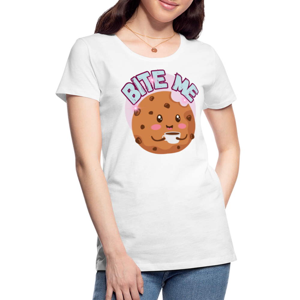 Bite Me – Women’s Premium T-Shirt - white