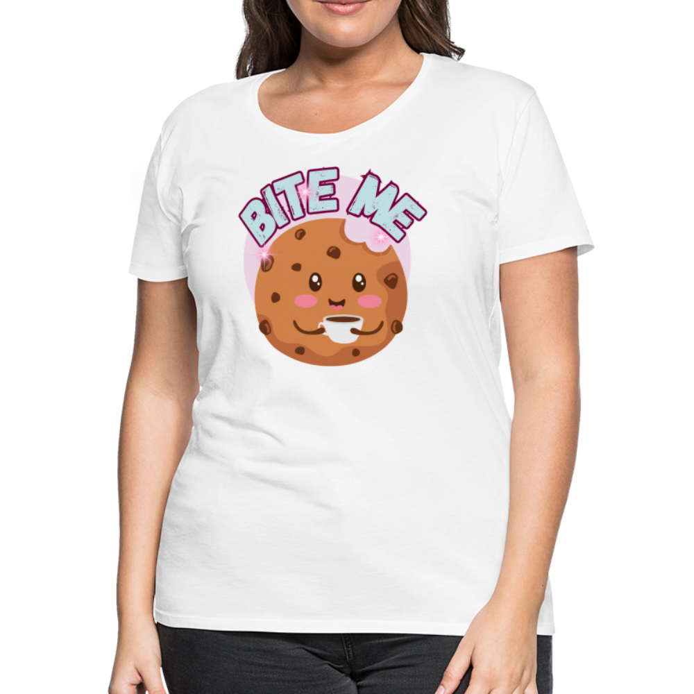 Bite Me – Women’s Premium T-Shirt - white