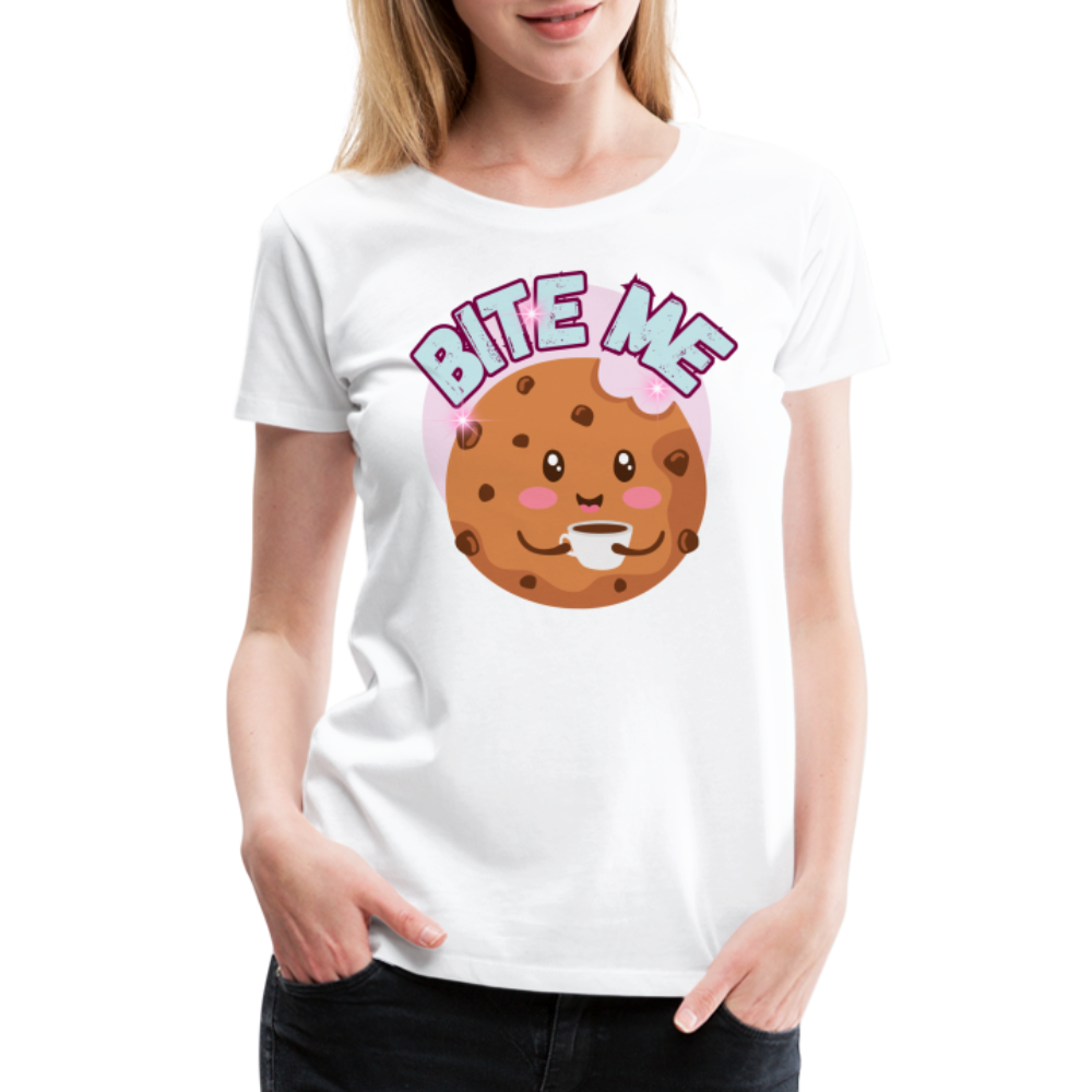 Bite Me – Women’s Premium T-Shirt - white