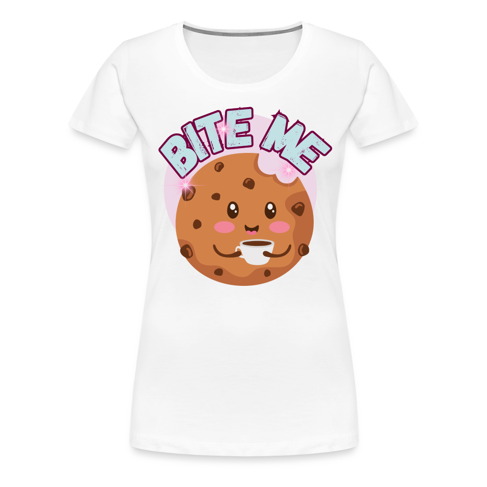 Bite Me – Women’s Premium T-Shirt - white