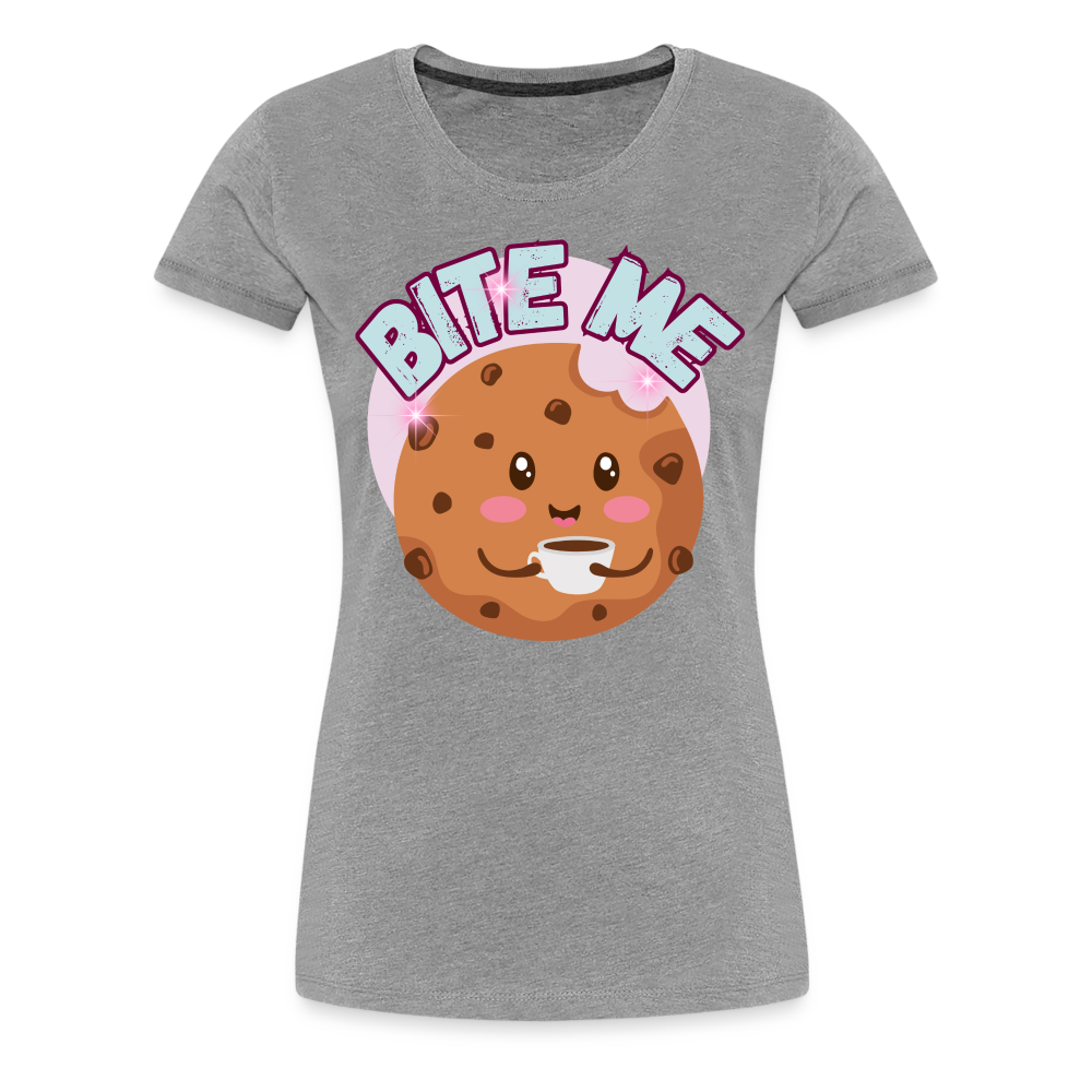 Bite Me – Women’s Premium T-Shirt - heather gray