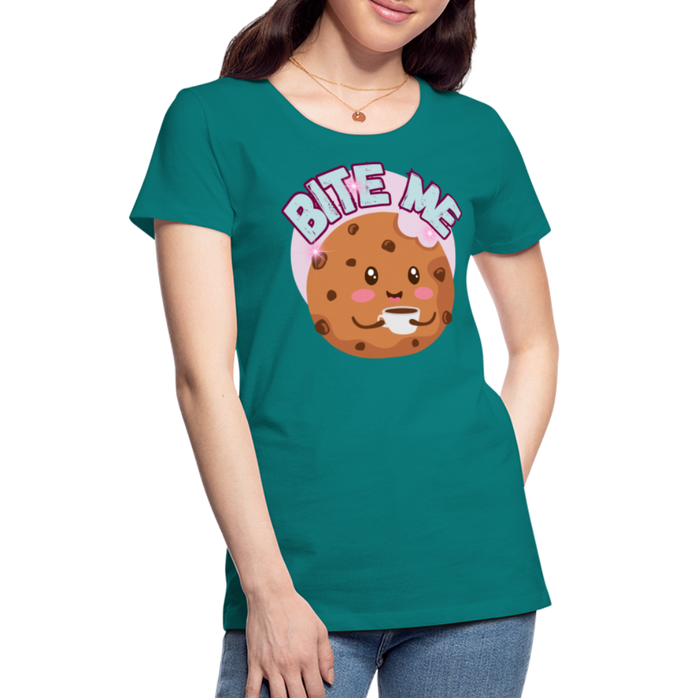 Bite Me – Women’s Premium T-Shirt - teal