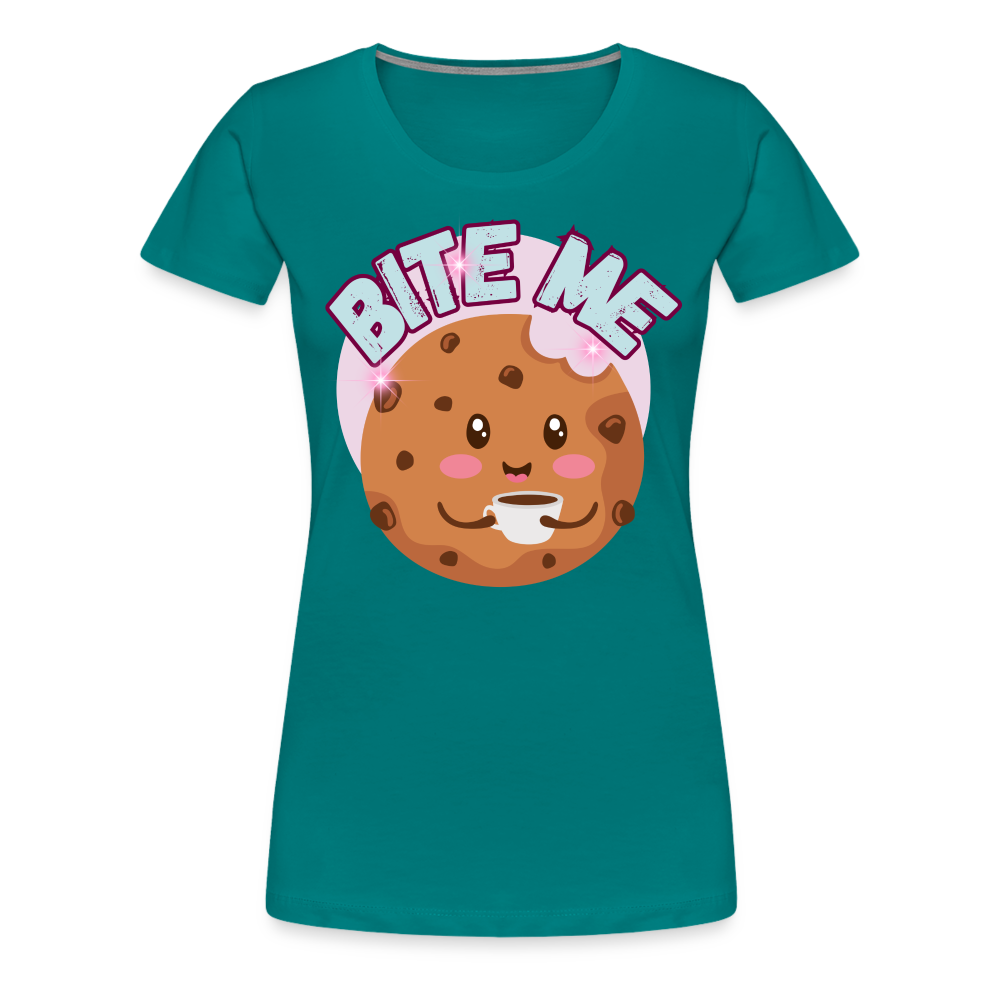 Bite Me – Women’s Premium T-Shirt - teal